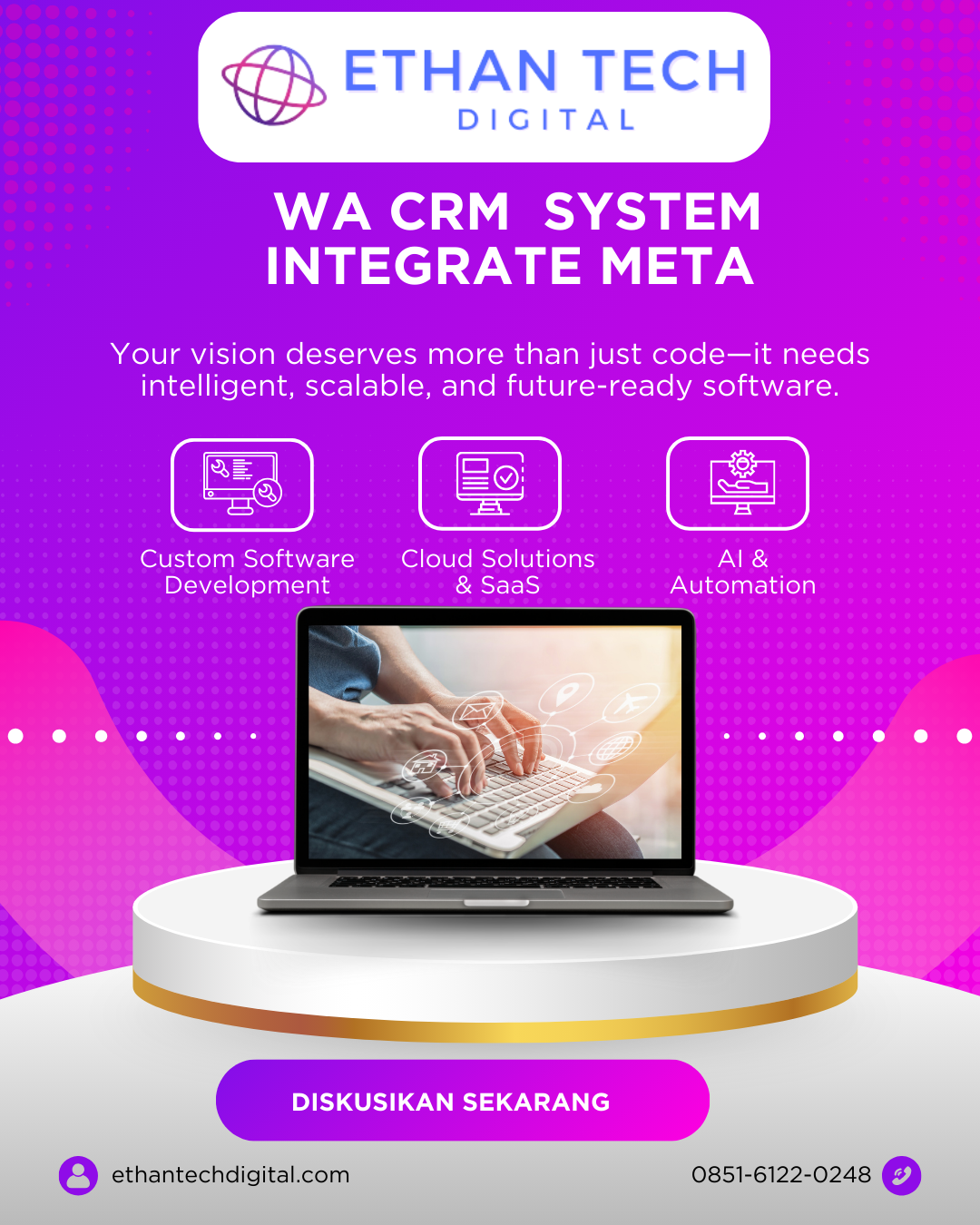 Buat WhatsApp CRM & Automation Tool for Business